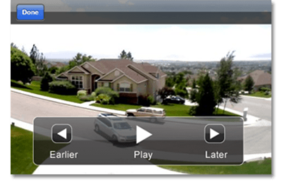 Play back recorded video