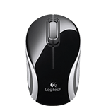 Wireless Mini Mouse M187 Black Glamour Image SM