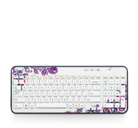 Wireless Keyboard K360 EMEA White Paisley White Glamour Image MD