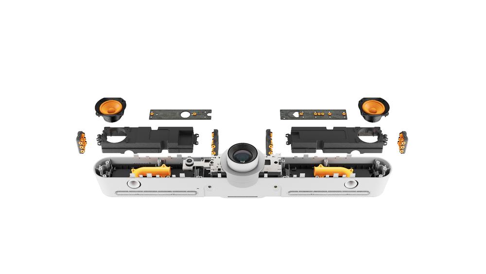 Rally bar exploded parts view