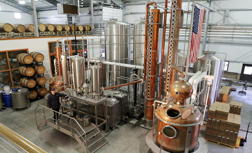 Inside view of Hanson of Sonoma Distillery